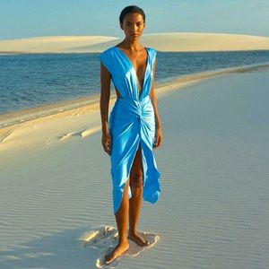 Baobab Mia Dress in Sky NWT